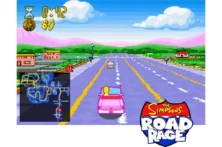 Image n° 3 - screenshots  : The Simpsons - Road Rage